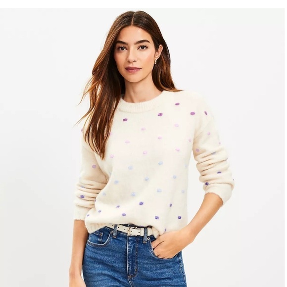 LOFT Bobble Chunky Sweater - Picture 1 of 7